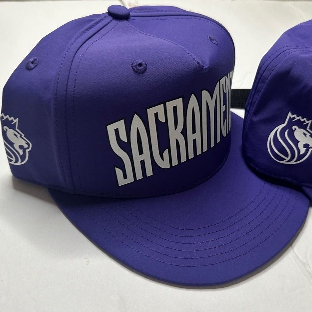 2 Brand New Melonwear Sacramento Kings Hats One Size - Picture 2 of 8